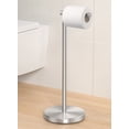 thumbnail image 1 of KES Freestanding Toilet Paper Holder Tissue Roll Holder Brushed SUS 304 Stainless Steel Paper Stand Floor, 1 of 10