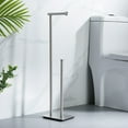 thumbnail image 1 of KES Paper Holder Storage Freestanding Bathroom Tissue Reserve Holder Brushed Finish, 1 of 11
