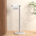 thumbnail image 1 of KES Free Standing Toilet Paper Holder Brushed SUS304 Stainless Steel Freestanding Toilet Tissue Holder with Heavy Marble Base, 1 of 10