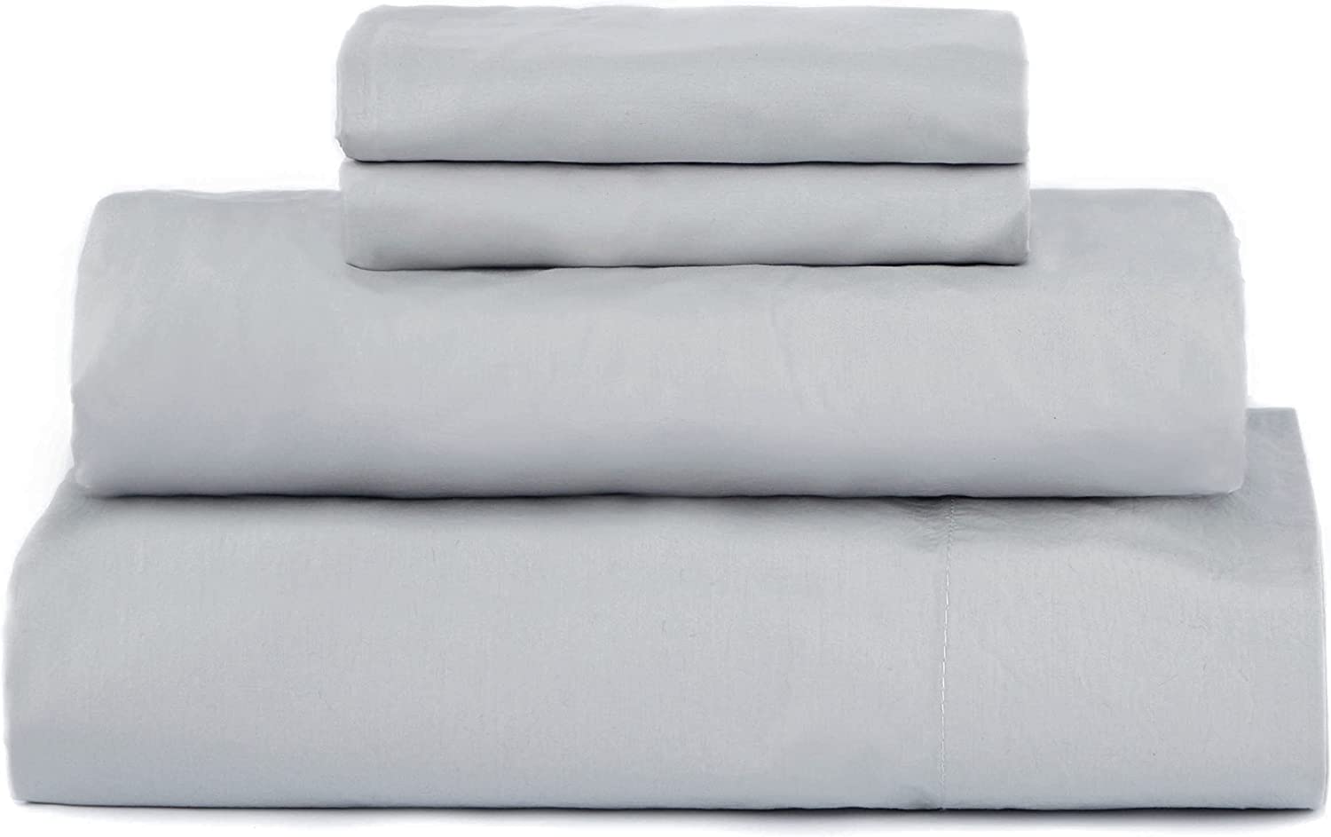 KESHENGDA 100 Long Staple Cotton Percale Bed Sheets Set Size Full