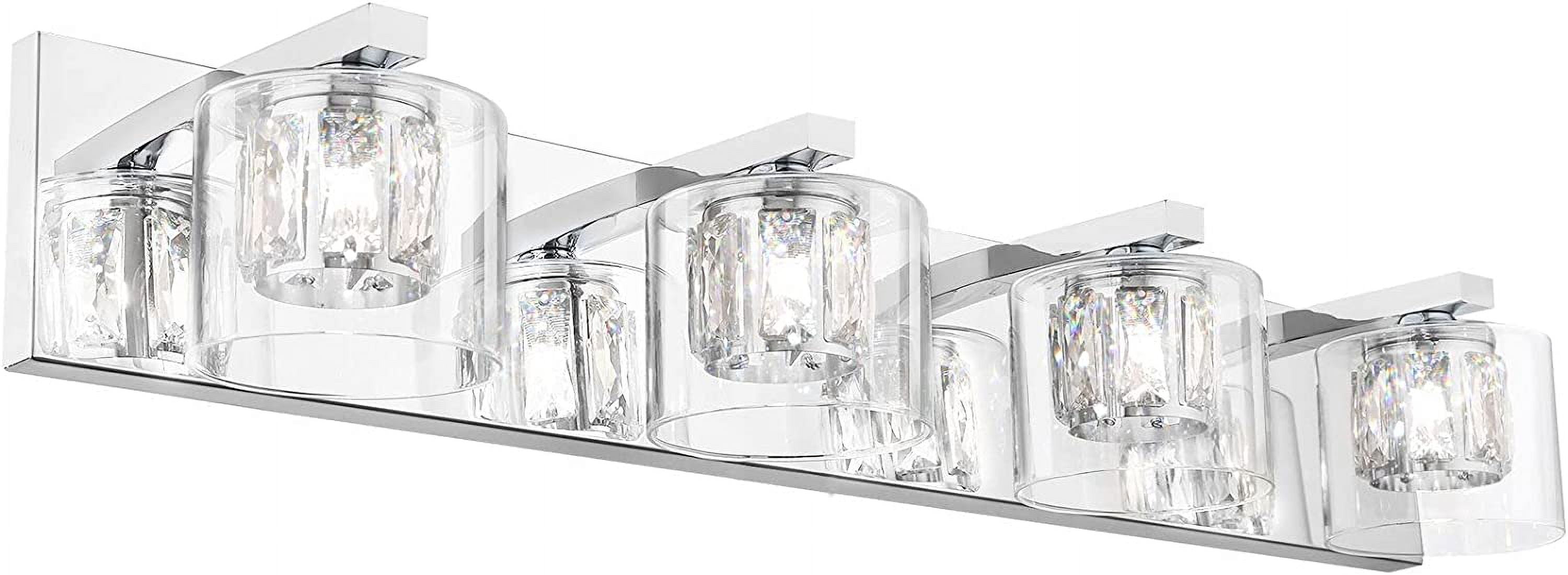 KESHENGDA 4 Lights Bathroom Vanity Lighting Fixture, 30 inch LED