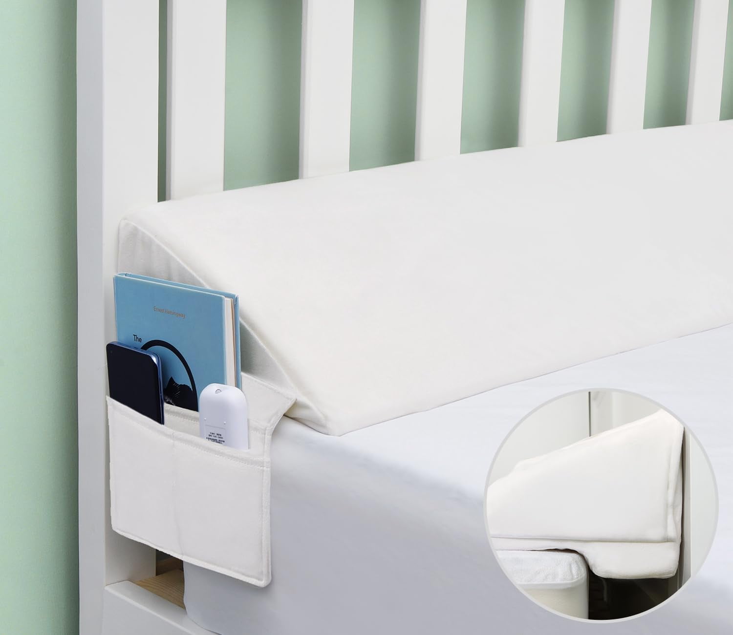 KESHENGDA Bed Wedge Pillow,Bed Wedge Mattress Filler,Headboard Pillow,Gap Filler Between Your