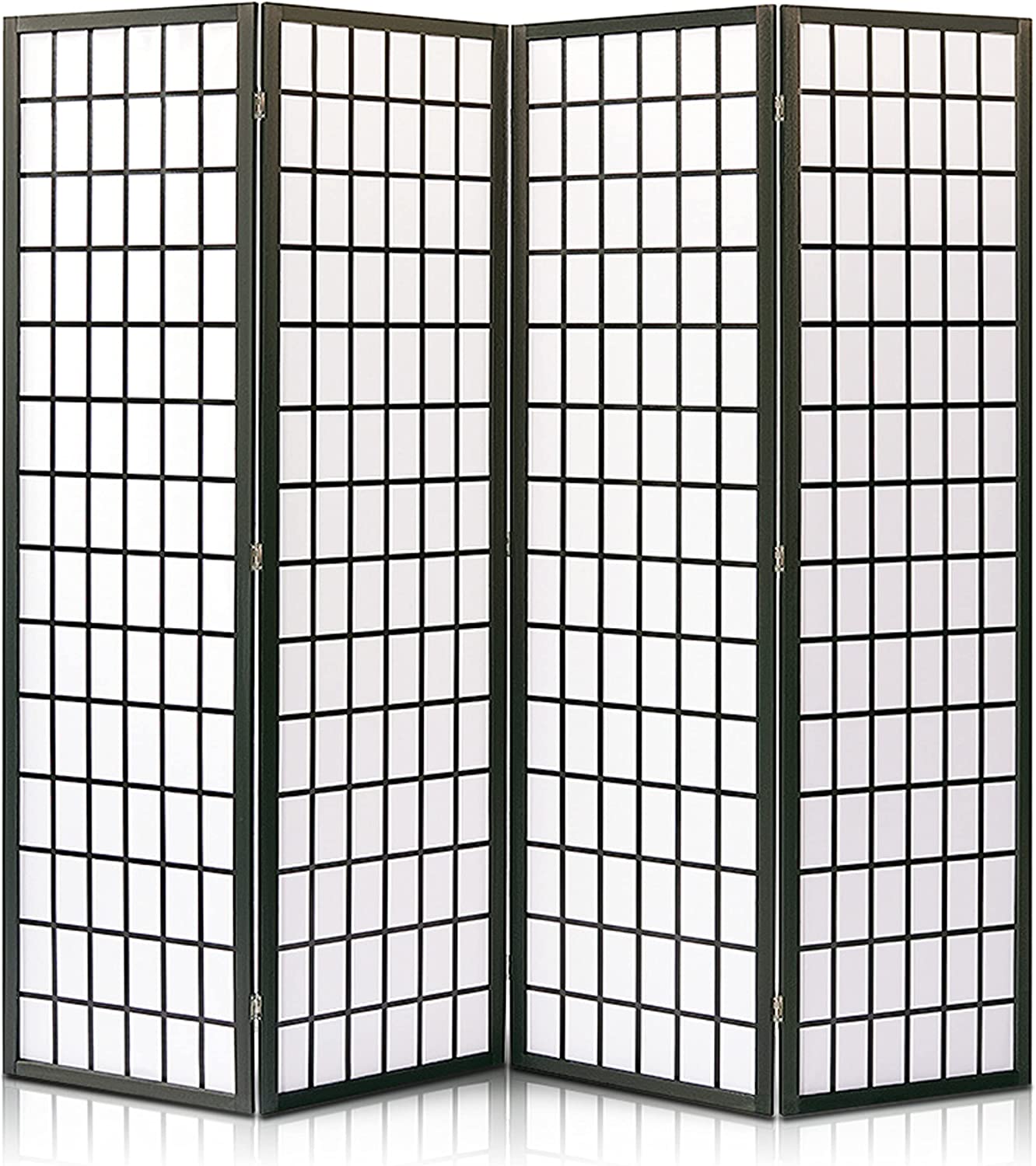 KESHENGDA Classic Japanese Screen Room Divider Portable Freestanding