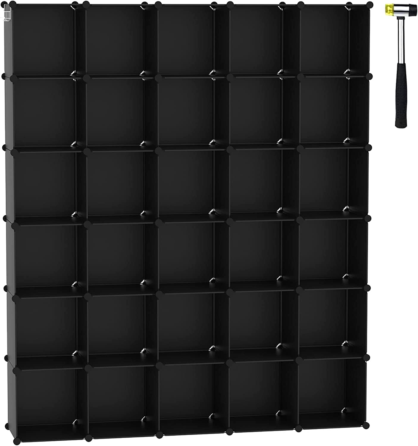 KESHENGDA Cube Storage Organizer, 30Cube Shelves Units, Closet DIY Plastic Modular