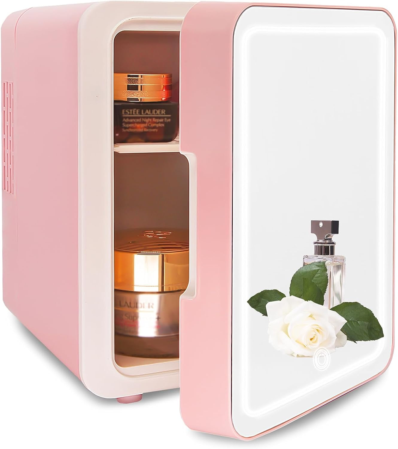 KESHENGDA Mini Skincare Fridge 4 Liter/6 Cans, Portable Cosmetic