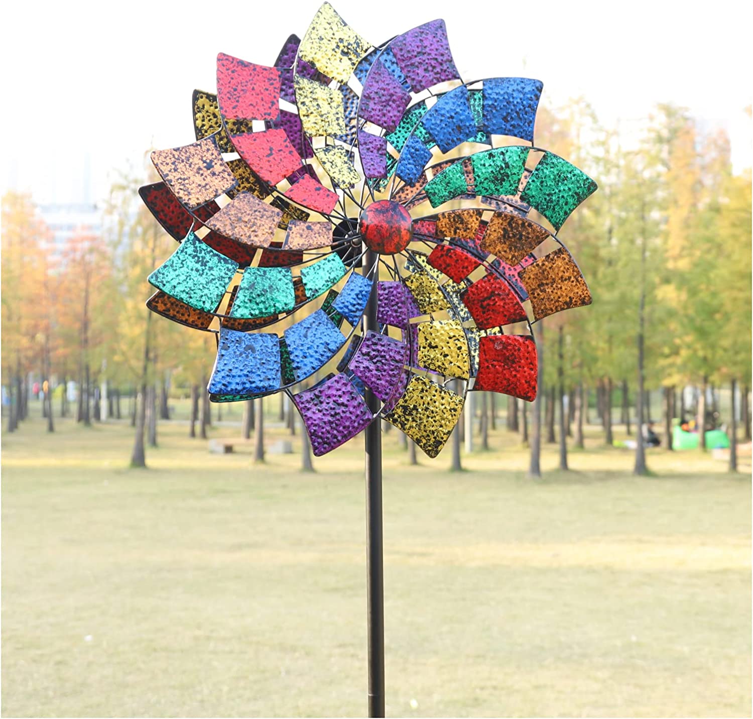 KESHENGDA Yard Garden Wind Spinners Large Outdoor Wind Spinners with