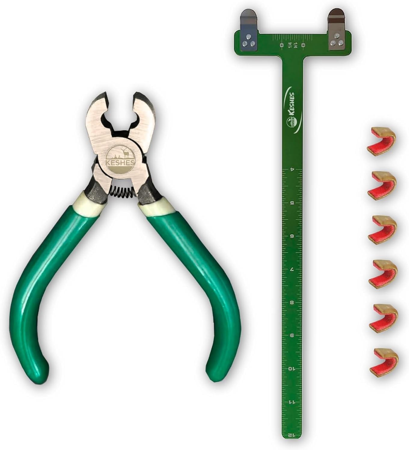 KESHES Archery Bow String Nocking Points Set – T Square Ruler, Nock ...