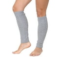 thumbnail image 1 of KESIS Women's Cable Knit Leg Warmers Knitted Crochet Long Socks Heather Grey, 1 of 5
