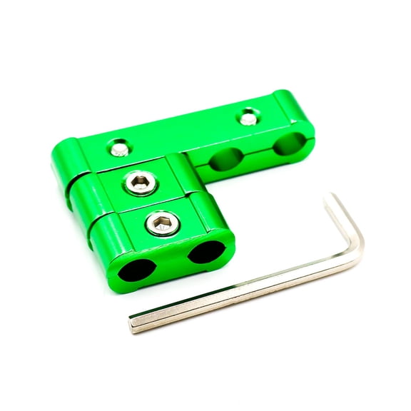 KESSOCCO 1 Set Engine Spark Plug Wires Separator Divider Clamp Kit Fit for 8mm 9mm 10mm, Green