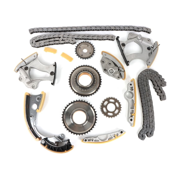 KESSOCCO 1 Set Timing Chain Kit Fit for AUDI A6 C7 A7 A8 Q5 Q7 S5 VW TOUAREG 3.0T V6 with Gears 2012-2016