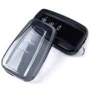KESSOCCO New 1Pcs Black Transparent Key Fob Case Cover Fit for Toyota Highlander RAV4 Camry Corolla 2018-2023