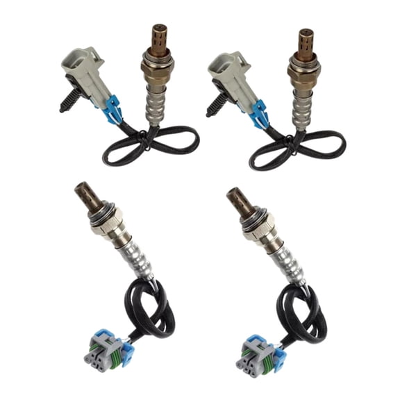 KESSOCCO 4Pcs Up & Down O2 Oxygen Sensor 234-4668 234-4294 Fit for 2007-2008 GMC Acadia, 2008 Buick Enclave 3.6L