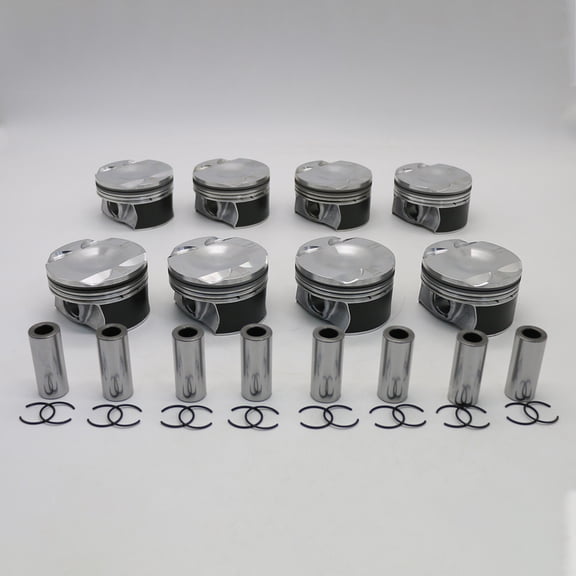 KESSOCCO 8Pcs Engine Piston Set Fit for G550 C63 E63 S AMG M177 4.0T 1770300900 1770300800