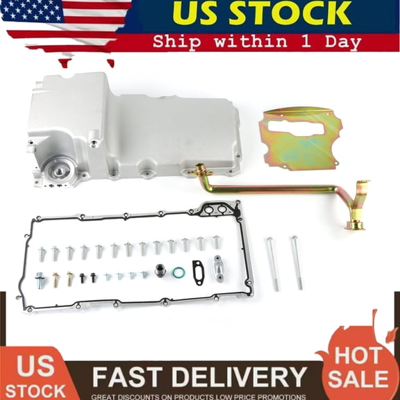 KESSOCCO Oil Pan Set for GM LS1 LS2 LS3 Engine 1955-1987 High-Performance 302-1 Compatible Replacement