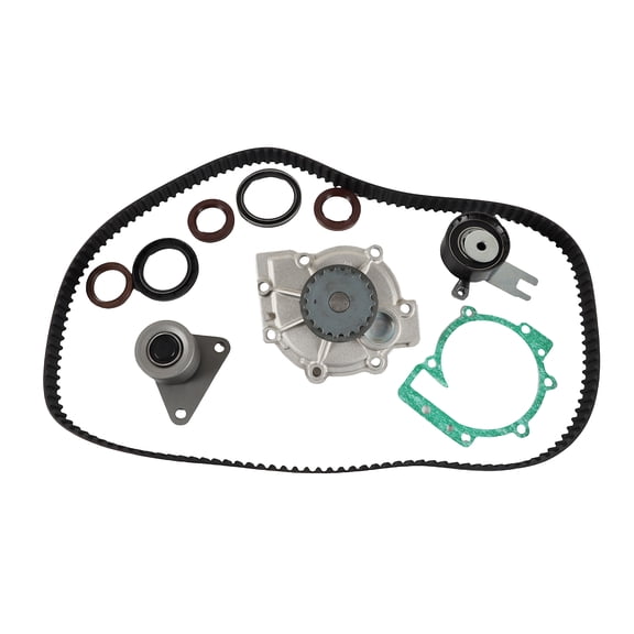 KESSOCCO Timing Belt Kit Water Pump for 2005-2013 VOLVO C30 C70 S40 V50 2.4L 2.5L
