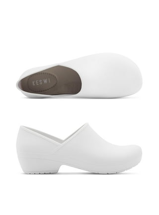 All white slip resistant shoes online