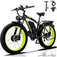 thumbnail image 1 of KETELES Electric Bike for Adults, Peak 4000W Dual Motor Ebike，26" Fat Tire Electric Mountain bike,  48V 23AH Removable Battery UL 2849., 1 of 9