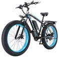 thumbnail image 1 of KETELES Electric Bike for Adults , AWD Peak 1000W, 26'' Fat Tire Mountain Ebikes with 48V 23AH Battery Front suspension ​​Electric Bicycle, 21 Speed Dirt Bikes UL 2849., 1 of 8