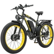 KETELES Electric Bike for Adults Ebike 2000W Adult E Bike Mountain Bicycle 48V 23AH Removable Battery 26" Fat Tire Commuter Electric Bike