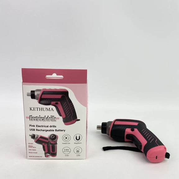 KETHUMA Electrical drills,Pink  3.6V USB Electrical drills