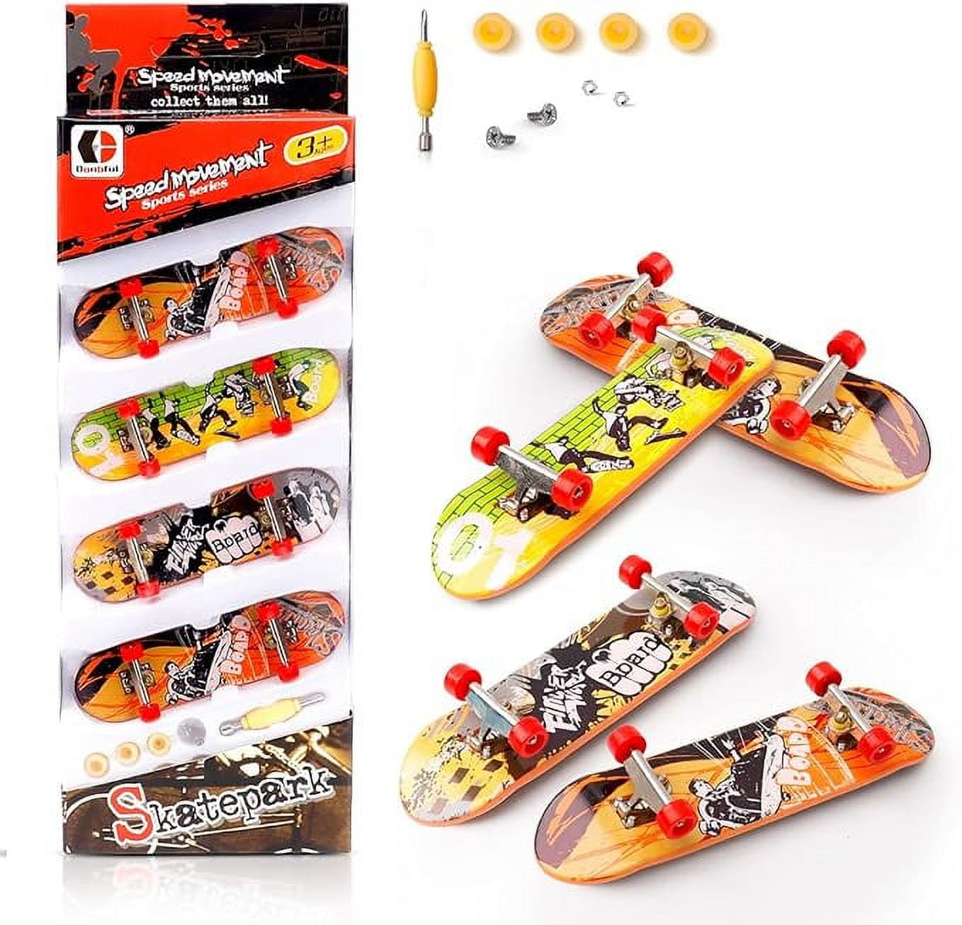 JANDEL Mini Fingerboard Finger Skateboards Toy - Professional
