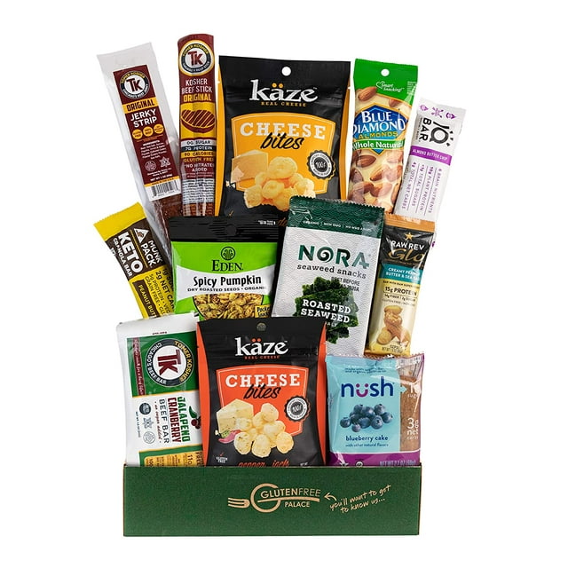 KETO SNACK BOX Packed with Low Carb (4 G or Less), Low Sugar (2 G or