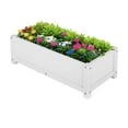 thumbnail image 1 of KETOYARK HDPE Raised Garden Beds Outdoor,Rot-Resistant and Non-Cracking,Outdoor Planter Boxes Rectangle with Drainage Holes for Yard,Lawn White, 1 of 8