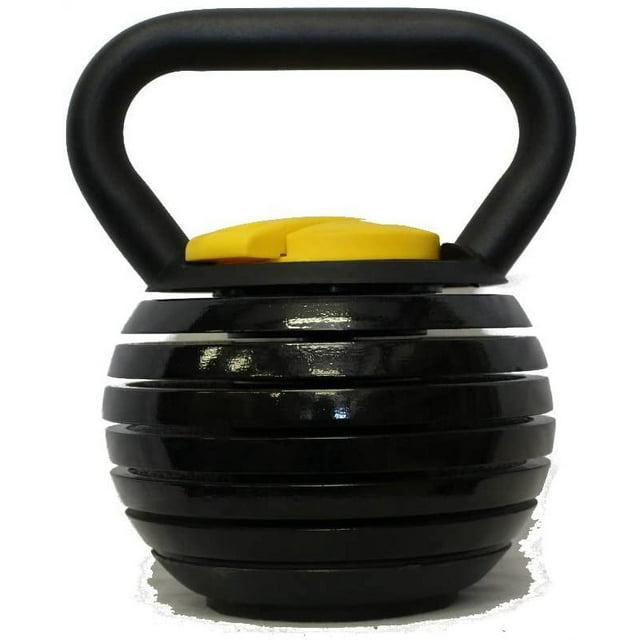 KETTLEBELL KINGS Adjustable Weight Ketllebell & Kettlebell Set (Black