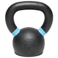 thumbnail image 1 of Kettlebell Kings Powder Coated Kettlebell, 12KG, Cast Iron, Black, Weight Training, Resistance Training, 1 of 6