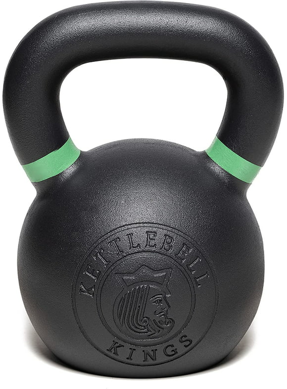 KETTLEBELL KINGS Powder Coat Kettebell Weights For Women and Men (50 lbs)