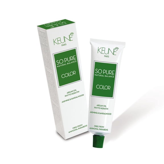 KEUNE SO PURE COLOR PERMANENT AMMONIA-FREE COLOR 2oz Choose Your Color ( Shade:7.22- Medium Intense Pearl Blonde;)