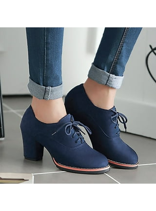 Blue oxford heels shop