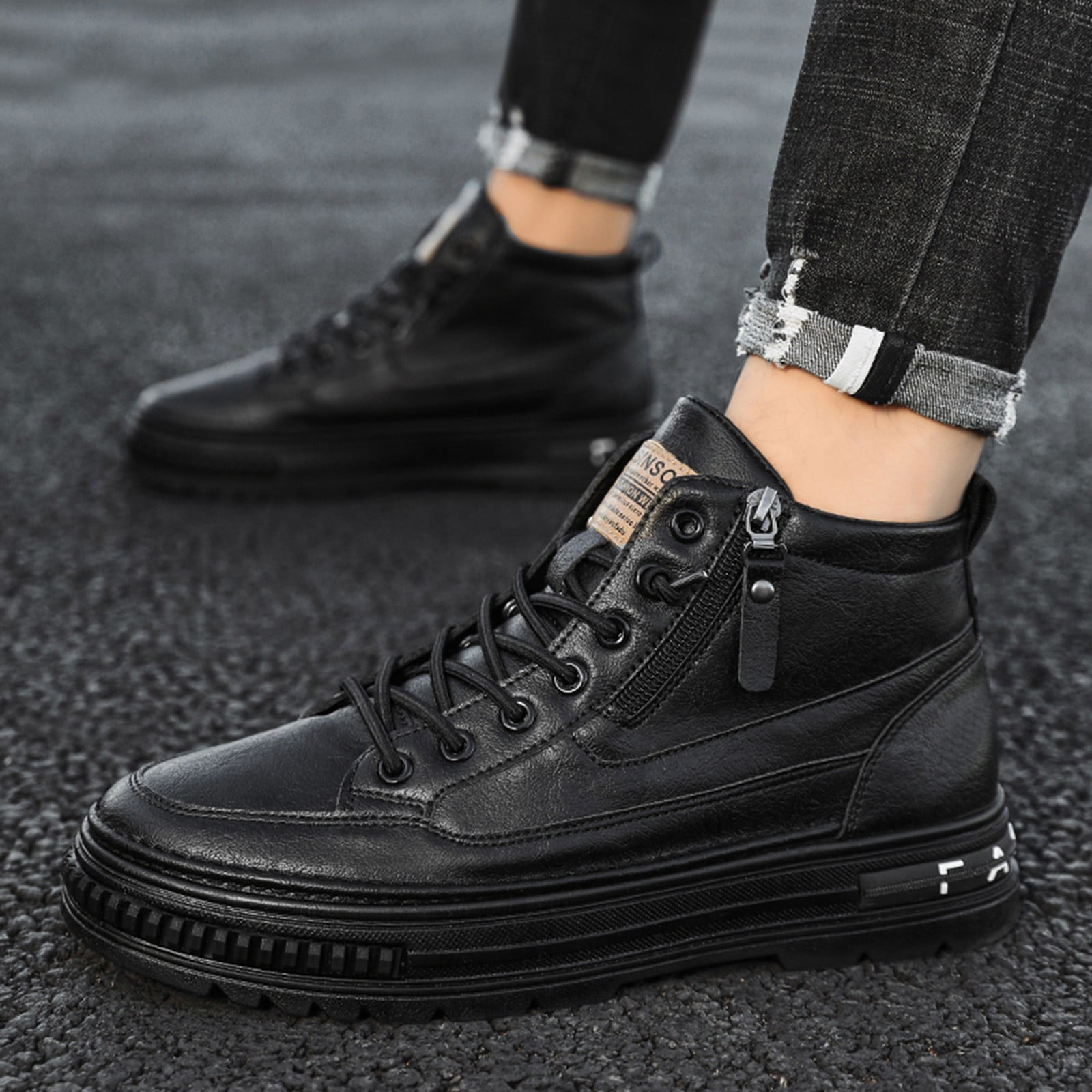 Retro Thick-Soled Small White Sports Men's Casual Shoes