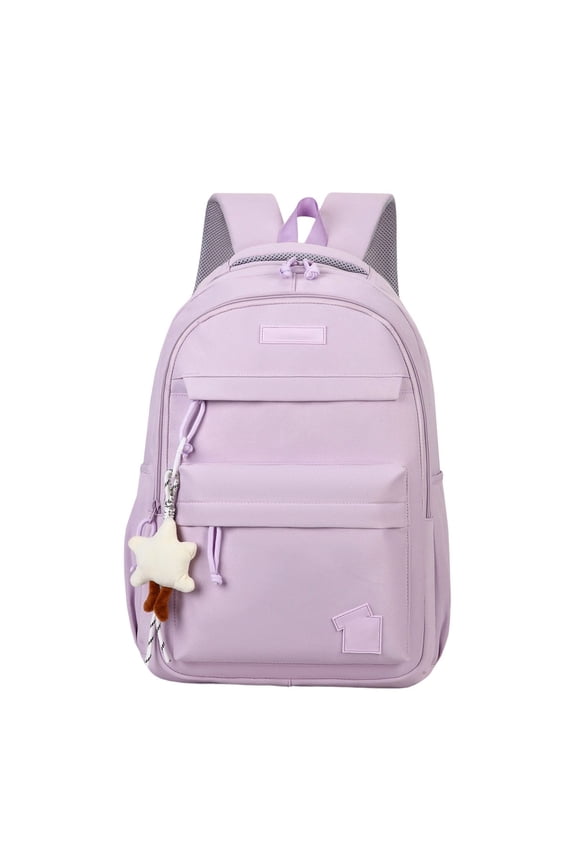 18.5 Inch Water Resistant Ripstop School Bag, Large Travel Daypack for Commute, Lightweight Padded Straps and Multiple Compartments Backpack