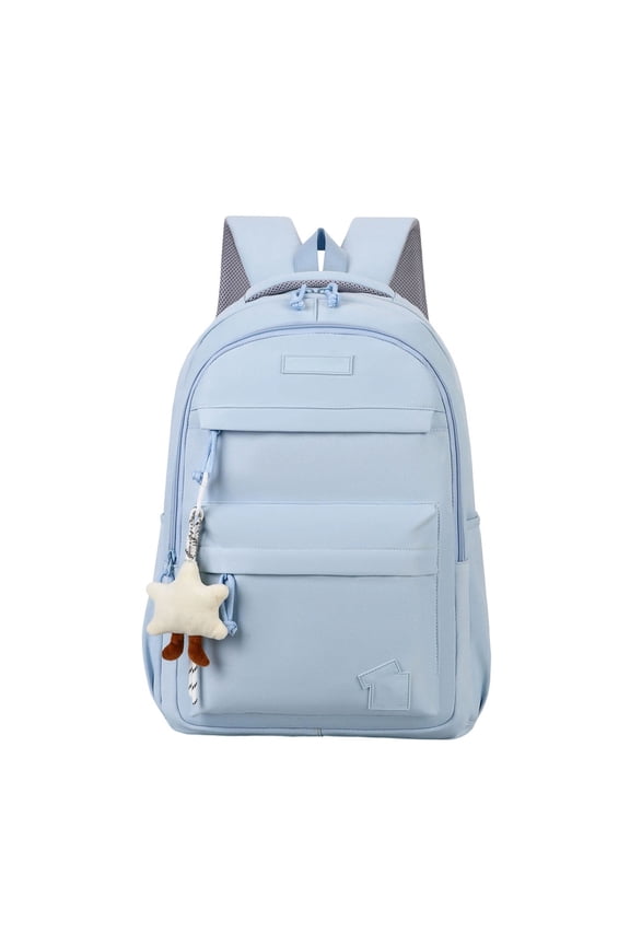 18.5 Inch Water Resistant Ripstop School Bag, Large Travel Daypack for Commute, Lightweight Padded Straps and Multiple Compartments Backpack