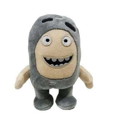 KEVCHE 7.08" The Oddbods Plush Toys, Cartoon Show Oddbods Stuffed Animals Adorkable Figure Gray, Oddbods Toys for Kids and Show Fans, Age 4+