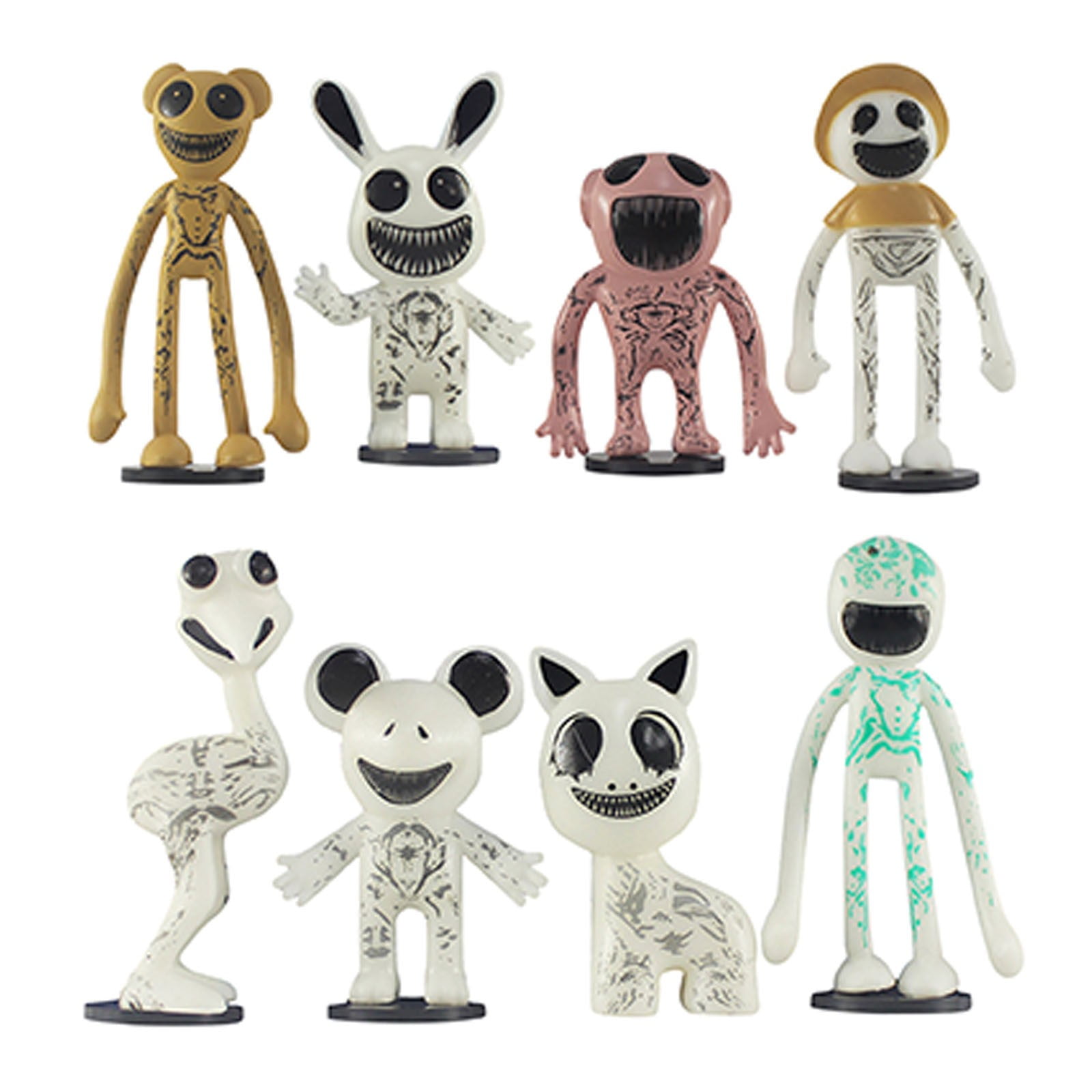 KEVCHE 8PCS Zoonomaly Game Action Figures Toys, Horrible KEVCHE 8PCS Zoonomaly Game Action Figures Toys, Horrible