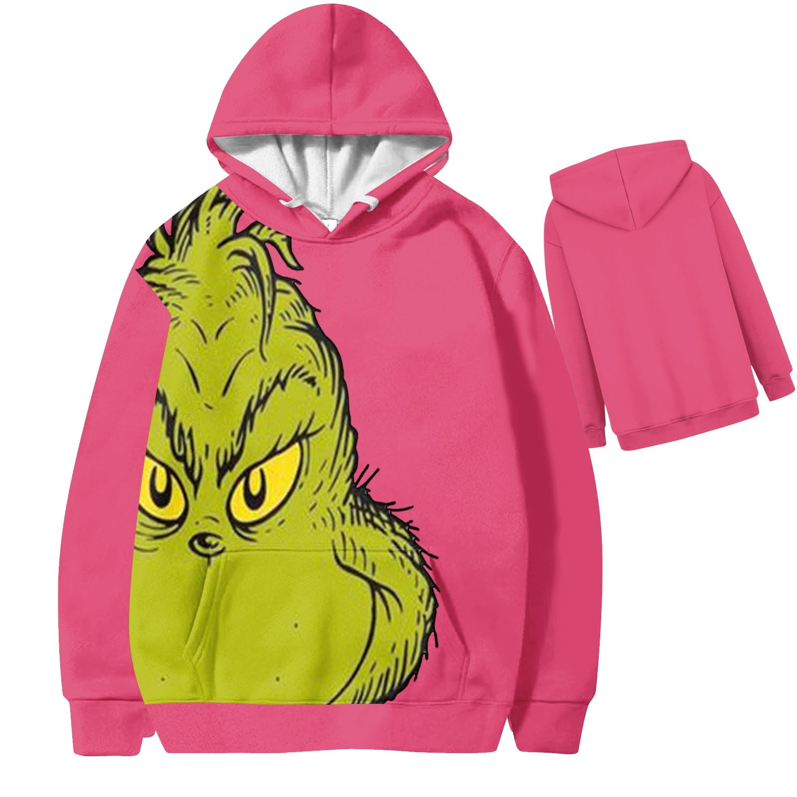 KEVCHE Christmas Clothing Grinch Costume Hoodie Grinch Men And Women's ...