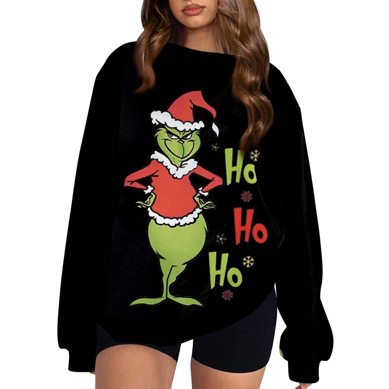 KEVCHE Christmas Clothing Grinch Costume Sweater Grinch Women's ...