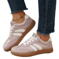 thumbnail image 1 of KEVCHE German Training Shoes For Women Casual Comfort, Round Toe Lace Up Lightweight Breathable, Casual Comfort Footwear Non Slip Flexible Sole, Soft Cushioned Daily Walking Shoes, 1 of 4