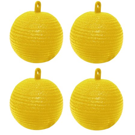 KEVCHE Hanging Fly Trap Ball Fruit Fly Catcher Sticky Trap Insect Bees Fly-Killer