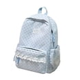 thumbnail image 1 of KEVCHE School Backpack,Lace Polka Dot Large Capacity，Cute Kawaii Daypack，17 Inch Backpack and Casual Travel Style，Durable School Bag Backpack for Back to School Gifts, 1 of 5