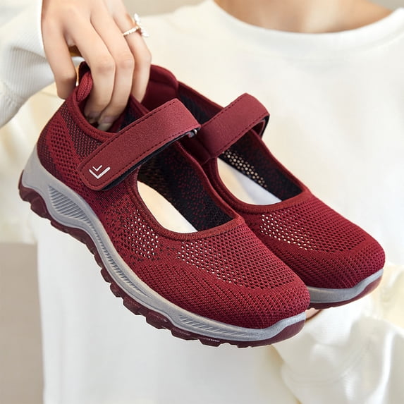 KEVCHE Women's Orthopedic Walking Shoes Breathable Lightweight for Plantar Fasciitis with Support and Wide Toe