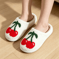 thumbnail image 1 of KEVCHE Womens Cute Fuzzy Slippers, Foam Non-Slip Cozy Fluffy House Shoes for Indoor Outdoor, Comfortable Couple Slippers with Soft Plush Lining, Warm Slip-On Home Footwear for Daily Relaxation, 1 of 4