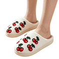 thumbnail image 1 of KEVCHE Womens Cute Slippers for Bedroom, Warm Soft Fuzzy Closed Toe Sandals with Non-Slip Sole, Cozy House Slippers for Indoor Comfort, Lightweight Plush Home Shoes for Daily Relaxation, 1 of 5