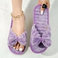 thumbnail image 1 of KEVCHE Womens Fuzzy Slippers , Cozy Warm Lightweight Non-Slip Sole , Indoor Outdoor House Slippers, 1 of 3