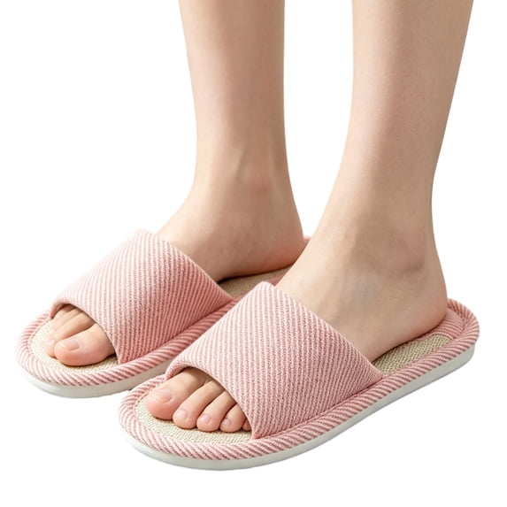 KEVCHE Womens Fuzzy Slippers , Lightweight Warm Cushioned Anti-Slip Sole , Indoor Outdoor House Slippers