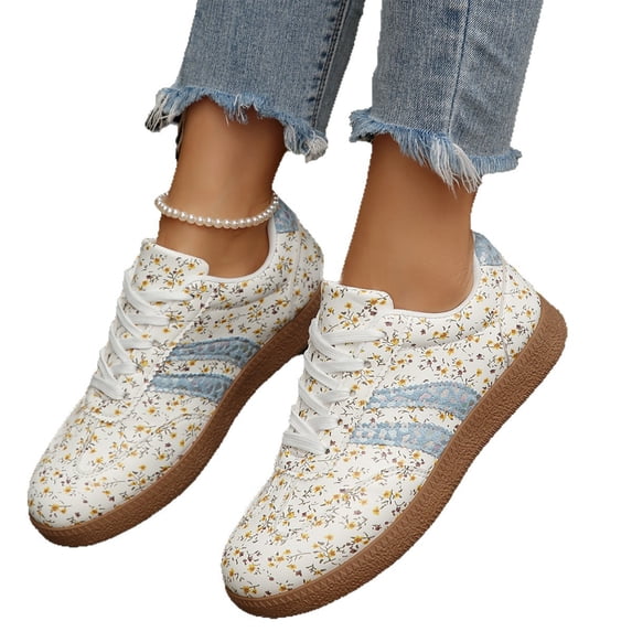KEVCHE Womens Walking Shoes, Lightweight Soft Casual Sneakers, Comfortable Breathable Footwear for Indoor Outdoor, Easy Clean Low Cut Fashion Mesh Sports Shoes
