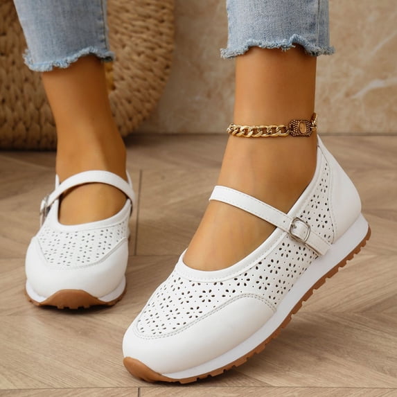 KEVCHE Woven Orthopedic Shoes Mesh Mules Slip On Open Back Sneakers, Lightweight Breathable Comfortable Walking Shoes with Arch Support, Soft Sole Wedge Orthopedic Loafers for Women