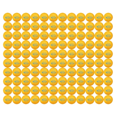 KEVENZ 120-Pack 3 Star Ping Pong Balls,Advanced Table Tennis Ball,Bulk Outdoor Ping Pong Balls,Orange
